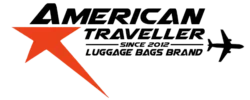 American Traveller Trolley Bag India Logo in white background
