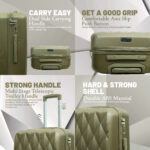 American Traveller Touris Diamond Trolley Bags Set of 3 - Image 5