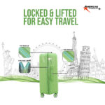 American Traveller Touris Travel Trolley Bags Set of 3 - Image 3
