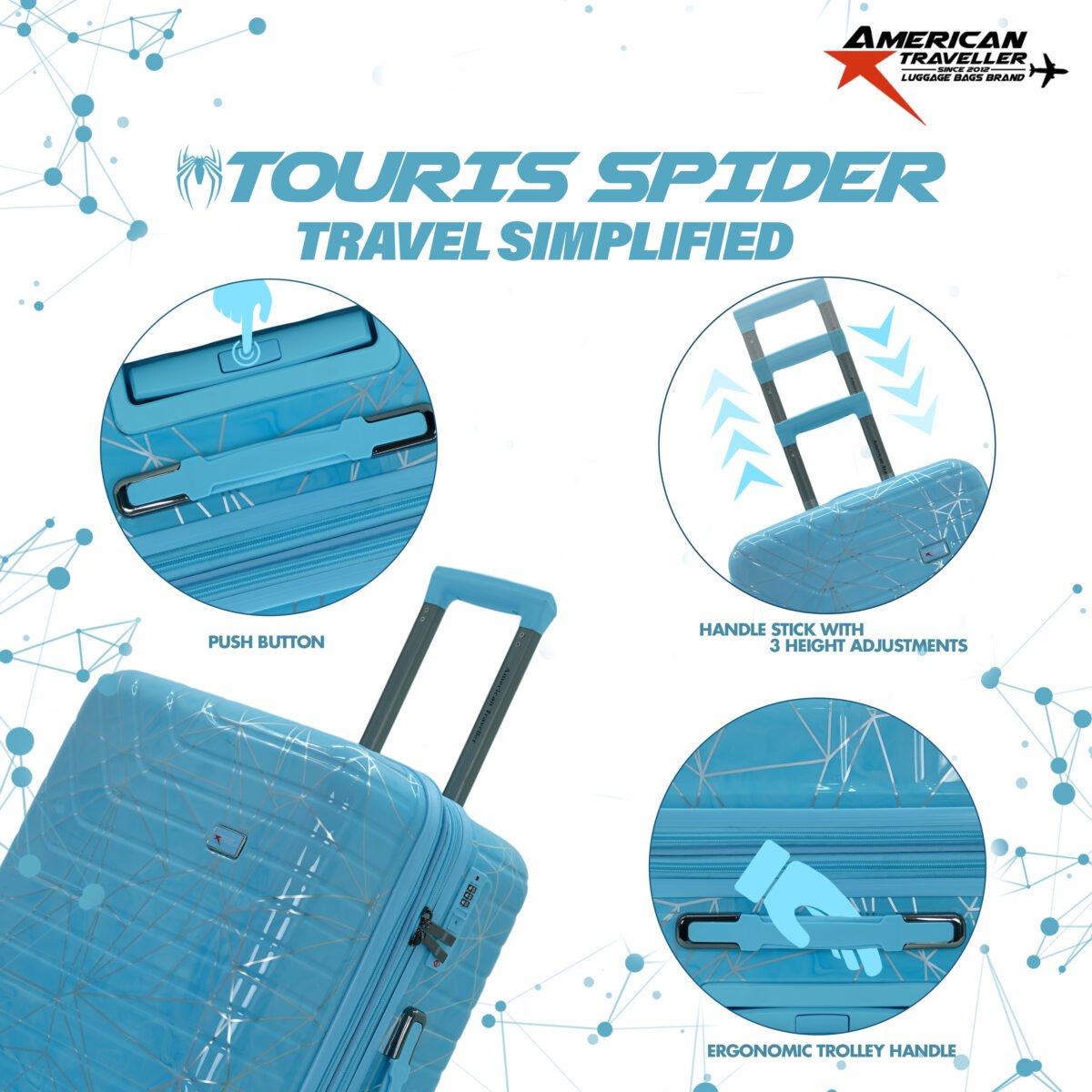 Spider Trolley Bag | Tough, Impact-Resistant & Adventure-Ready Travel Gear - Image 5