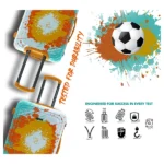 Durability Infographic Spec of Touris Sport Orange Suitcase from American Traveller Trolley Bag in India