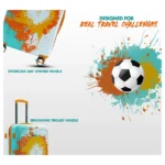 Orange Touris Glide Suitcase Wheel Handle Spec from American Traveller Trolley Bags in India