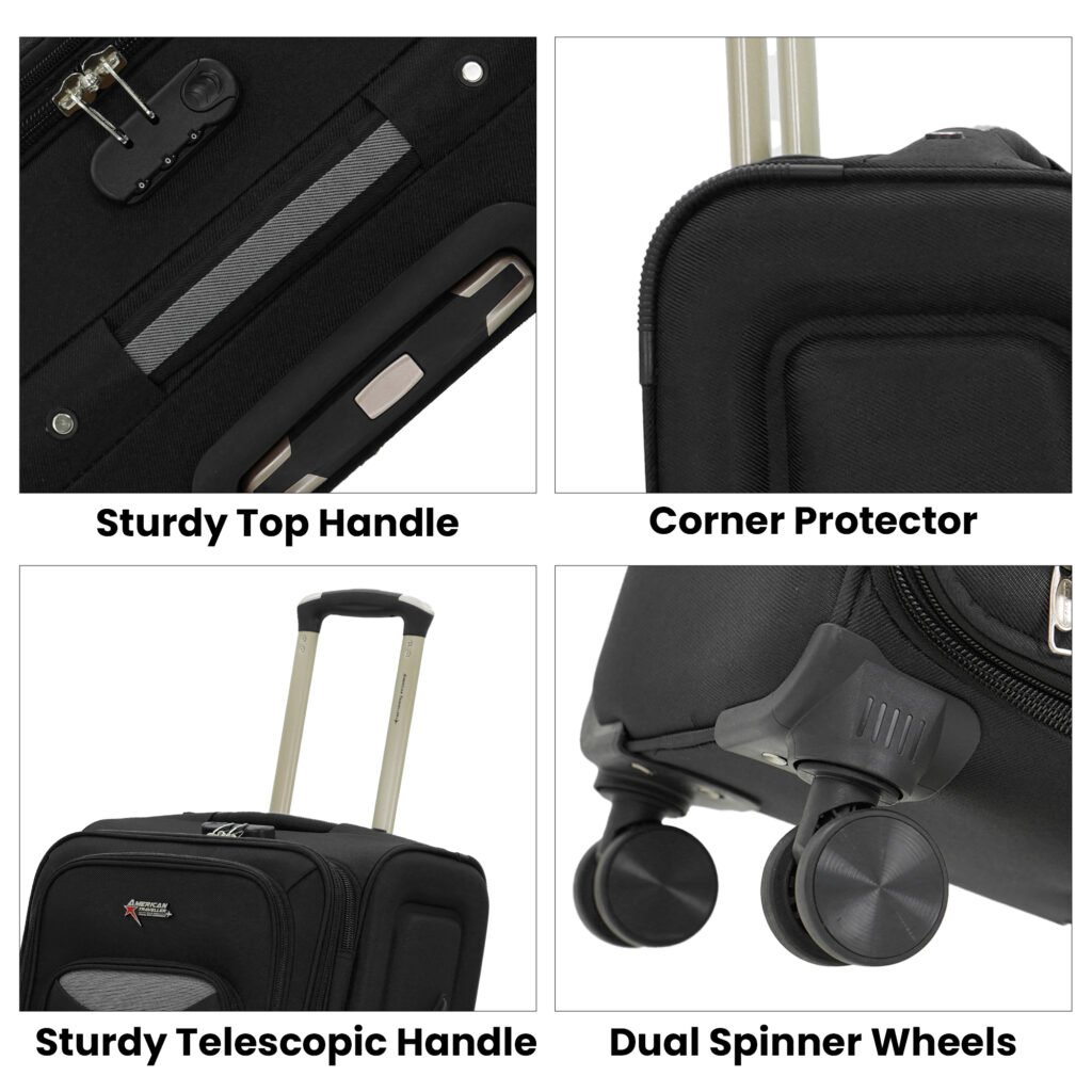 Handling Spec of Tourissem Bossed from American Traveller Trolley Bag in India