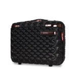 Goldie Bag Black Front View by American Traveller Trolley Bag In India