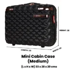 Goldie Mini Cabin Case by American Traveller Trolley Bag in India Size Measurements