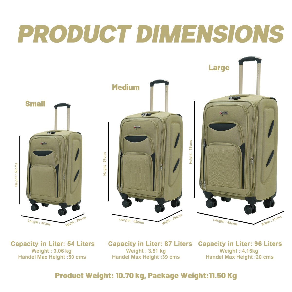 Tourissem Bossed Trolley Bag | AMERICAN TRAVELLER - Image 3
