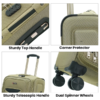 Accessibility Spec of Best Soft Trolley Bag American Traveller Trolley Bag from India_Tourissem Bossed