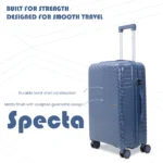 Material Spec of Specta Deep Indigo from American Traveller Trolley Bags India