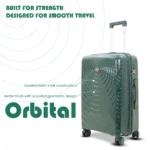 Orbital Forest Green Material Spec from American Traveller Trolley Bags India