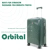 Trolley Suitcase Trolley bag 2 set Orbital Forest Green Material Spec from American Traveller Trolley Bags India