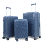 3 Set Specta Deep Indigo in White Background from American Traveller Trolley Bags India