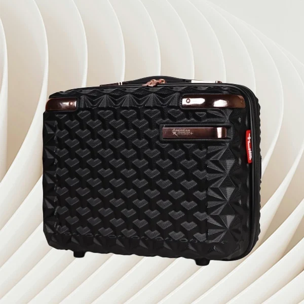 Goldie from American Traveller Trolley Bags India in White scale background