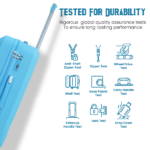 Full Spec of Panther blue Suitcase by American Traveller Trolley Bag in India