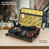 Open View of Hard Trolley Bag Rockstar Black Suitcase from American Traveller Trolley Bags in India