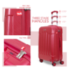 Hard Trolley Bag Rockstar Maroon Zip Handle TSA Spec from American Traveller Trolley Bags in India