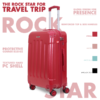 Colour Options of Hard Trolley Bag Rockstar Suitcase_Red_American Traveller Trolley Bag India