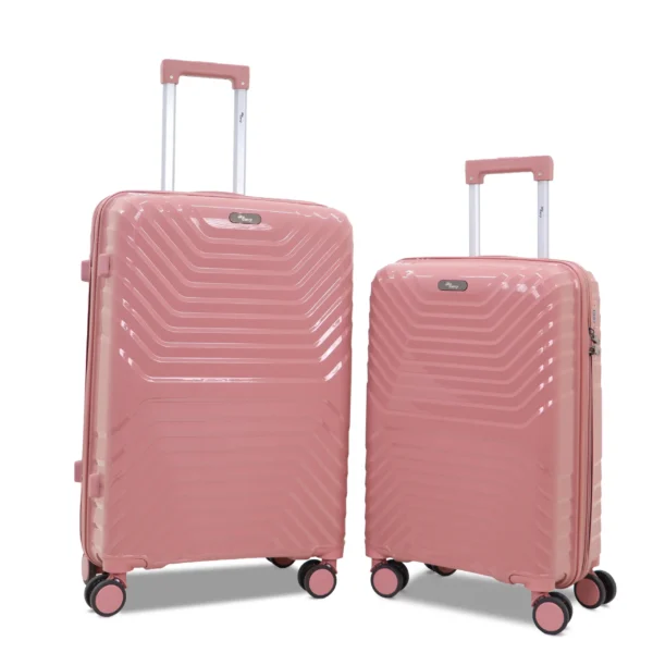 2 set trolley bag Rose Pink Vanxx from American Traveller India in white background