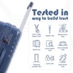 Durability Specs of Deep Indigo Vanxx from American Traveller Trolley Bags in India