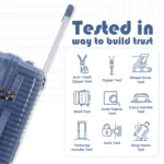 American Traveller Trolley Bags India_Cipher Indigo Durability Test Infographics