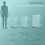 Tourisprime light green_Size Comparison_American Traveller Trolley Bags in India