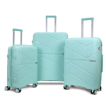 Tourisprime light green in white background_American Traveller Trolley Bags India
