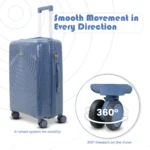 Orbital Deep Indigo wheel specs from American Traveller Trolley Bags in India