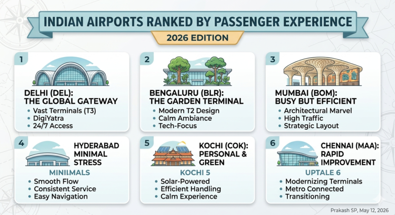 Indian Airports Ranked by Passengers feature image