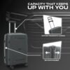 AMERICAN TRAVELLER Touris Bliss Trolley Bags Set of 3 - Image 3
