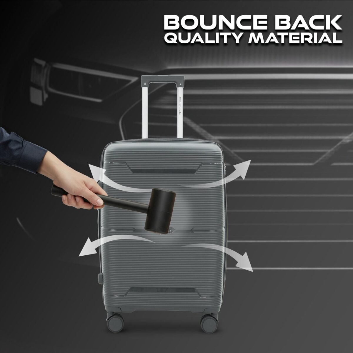AMERICAN TRAVELLER Touris Bliss Trolley Bags Set of 3 - Image 4