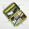 American Traveller San Francisco Suitcase interior with mesh pocket and cross straps