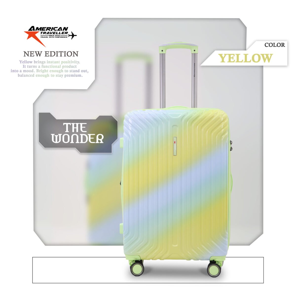 AMERICAN TRAVELLER The Wonder Trolley Bags Set of 3 - Image 5