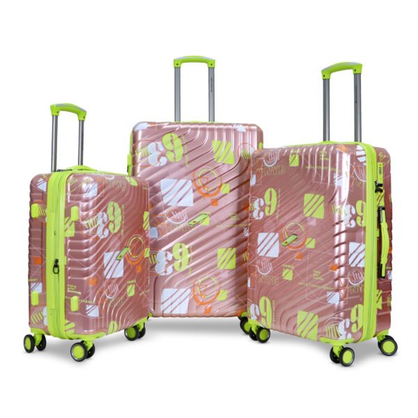 American traveller Trolley Set India 3set San Francisco Rose gold suitcases