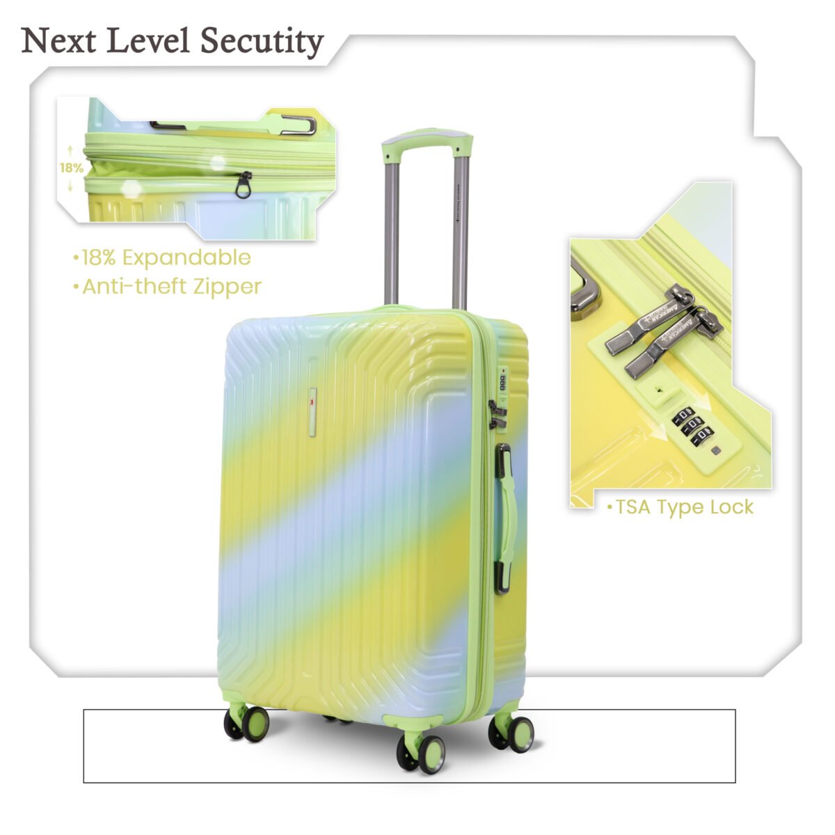 AMERICAN TRAVELLER The Wonder Trolley Bags Set of 3 - Image 6