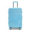 American Traveller Spider Polycarbonate Trolley Bags in Metallic Finish